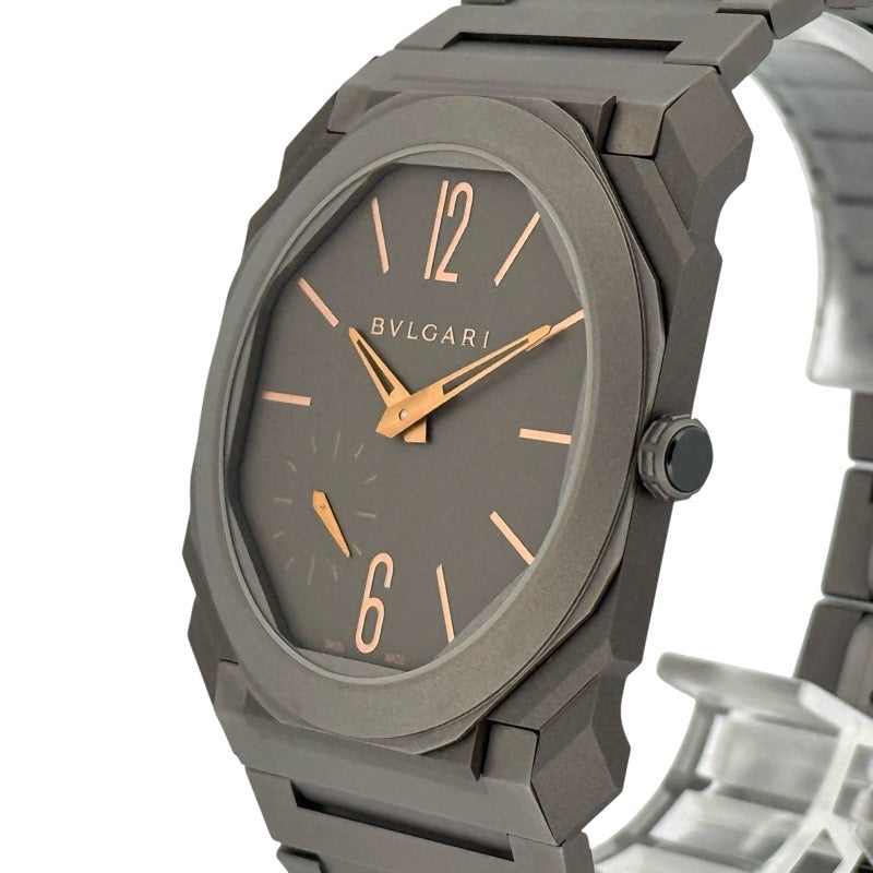 ブルガリ BGO40TXT / 103137 オクト　フィニッシモ　オートマティック グレー チタン