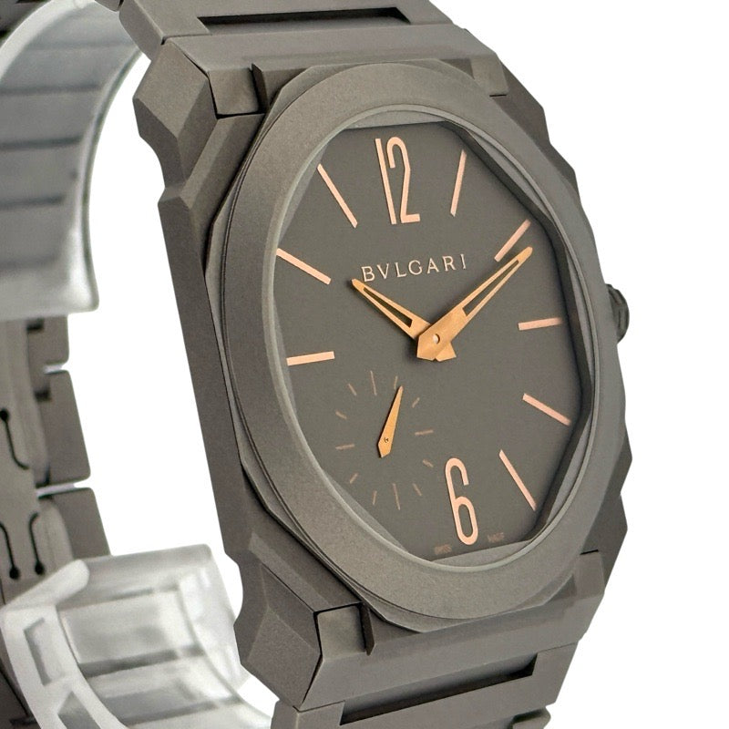 ブルガリ BGO40TXT / 103137 オクト　フィニッシモ　オートマティック グレー チタン