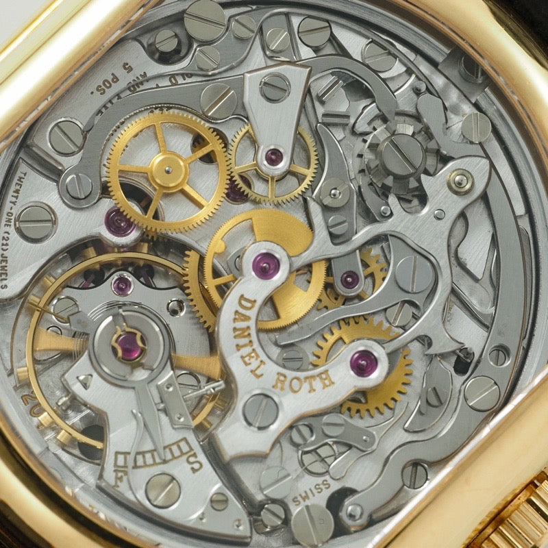 Daniel Roth 2147BB Chronograph Early Model Gray/Silver Rose Gold