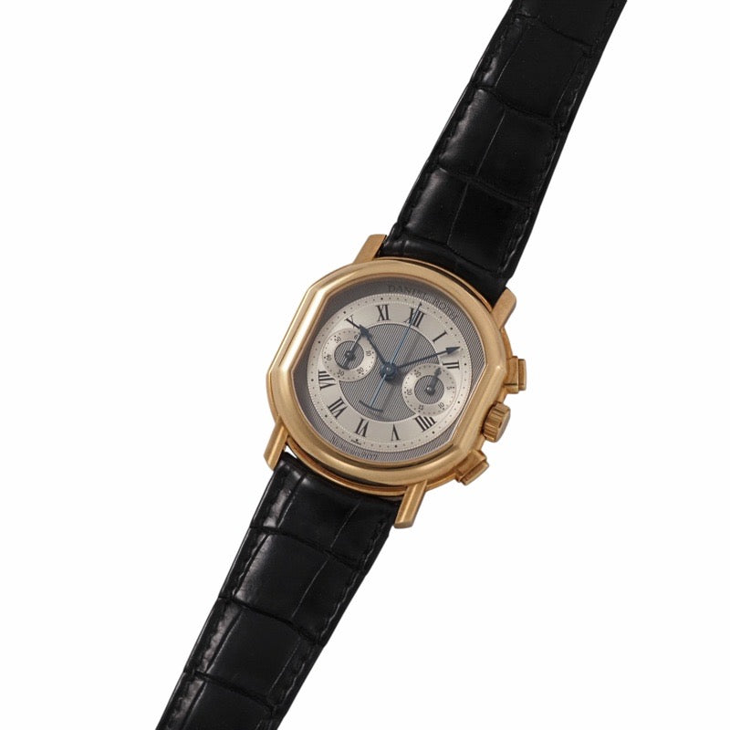 Daniel Roth 2147BB Chronograph Early Model Gray/Silver Rose Gold