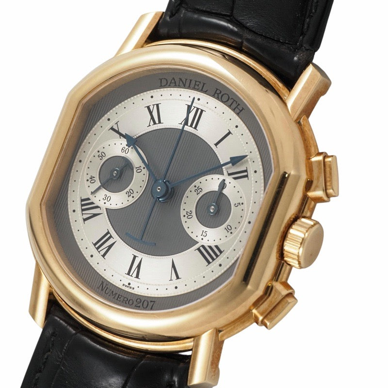 Daniel Roth 2147BB Chronograph Early Model Gray/Silver Rose Gold