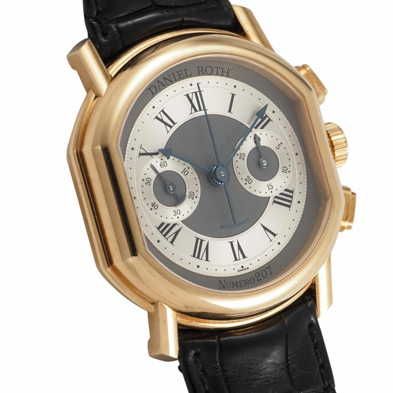 Daniel Roth 2147BB Chronograph Early Model Gray/Silver Rose Gold