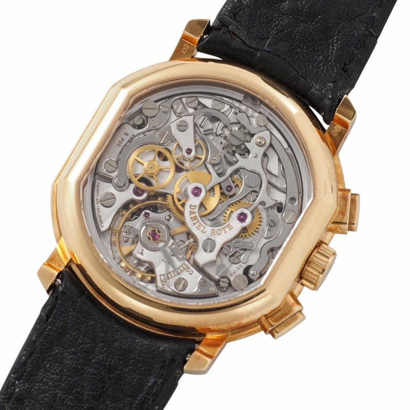 Daniel Roth 2147BB Chronograph Early Model Gray/Silver Rose Gold