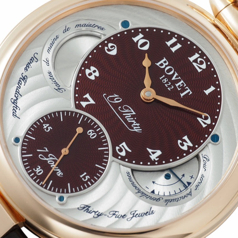 Bove NTR0019 19thirty Fullrie Burgandy Red Gold