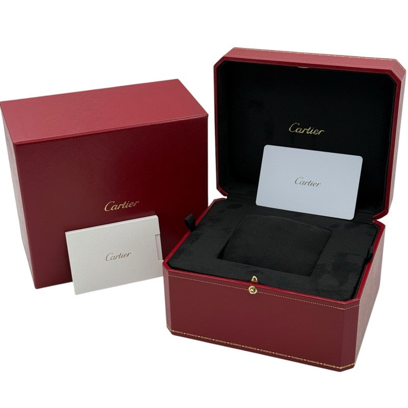 [Unused] Cartier WSSA0046 Santos Dumont LM Black Stainless Steel