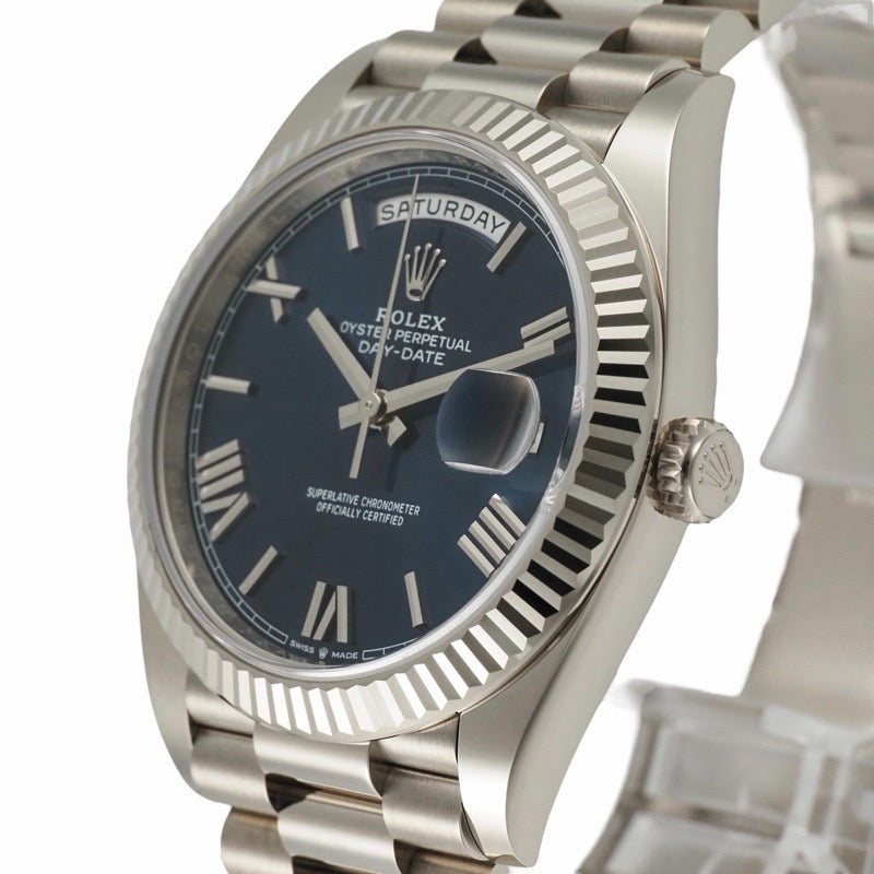 Rolex 228239 Day-Date 40 Blue White Gold