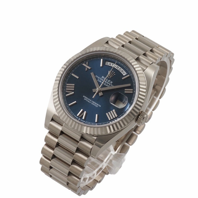 Rolex 228239 Day-Date 40 Blue White Gold