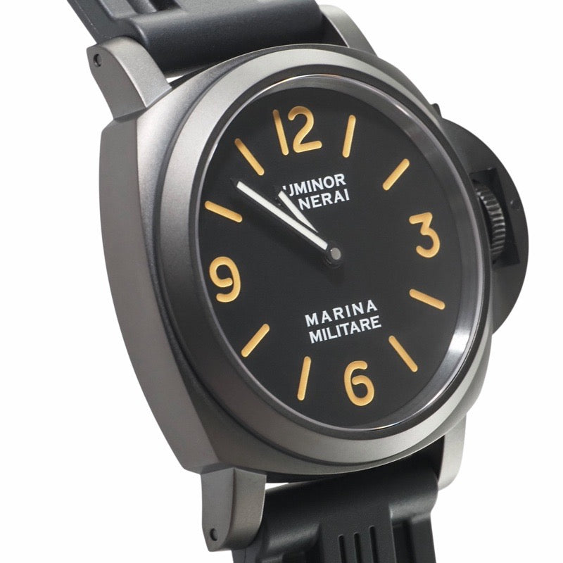 [未使用]沛纳海 PAM05218 Luminor Marina Militare DLC 黑色不锈钢腕表