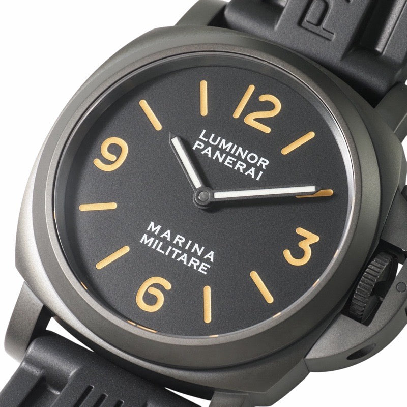 [未使用]沛纳海 PAM05218 Luminor Marina Militare DLC 黑色不锈钢腕表