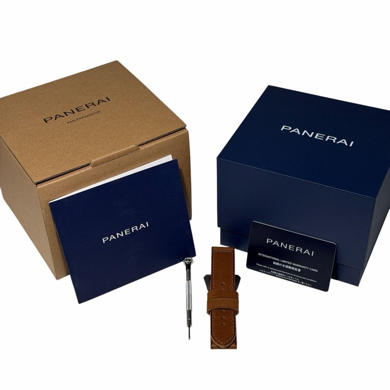[未使用]沛纳海 PAM05218 Luminor Marina Militare DLC 黑色不锈钢腕表