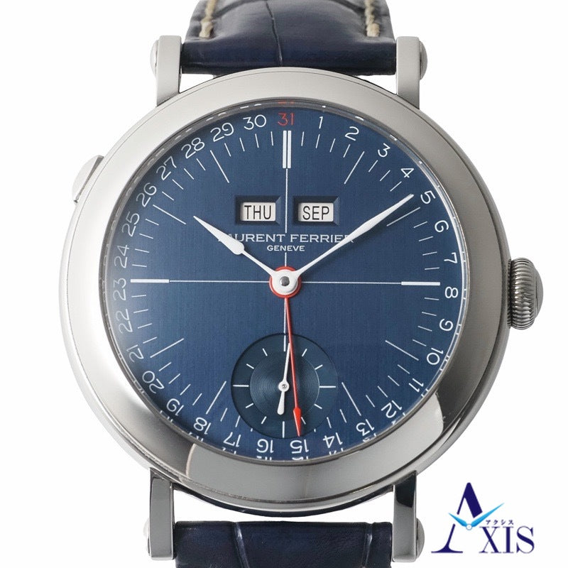 Laurent Ferrier LCF025.AC.CW Ecole Annual Calendar Blue Stainless Steel