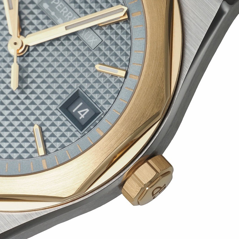 芝柏 (Girard-Perregaux) 81008-63-3412-1CM Laureato Fifty 限量版腕表，共 200 枚，灰色不锈钢材质