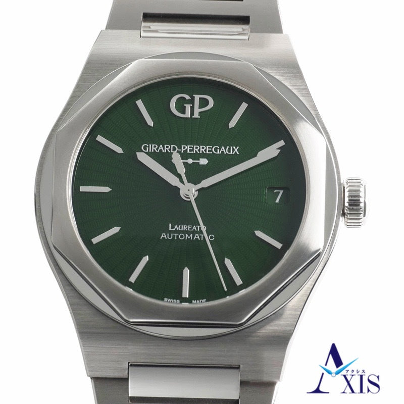 Girard-Perregaux 81010-11-433-11A Laureato Eternity Edition, Limited Edition of 188 Pieces Worldwide, Green Stainless Steel