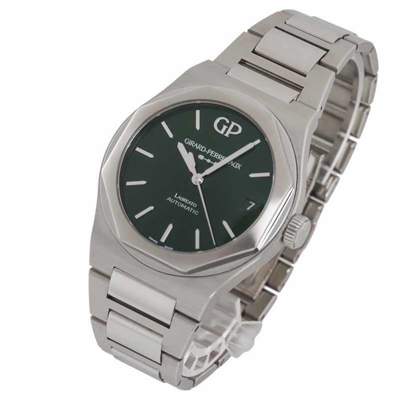 Girard-Perregaux 81010-11-433-11A Laureato Eternity Edition, Limited Edition of 188 Pieces Worldwide, Green Stainless Steel