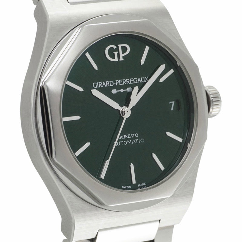 Girard-Perregaux 81010-11-433-11A Laureato Eternity Edition, Limited Edition of 188 Pieces Worldwide, Green Stainless Steel