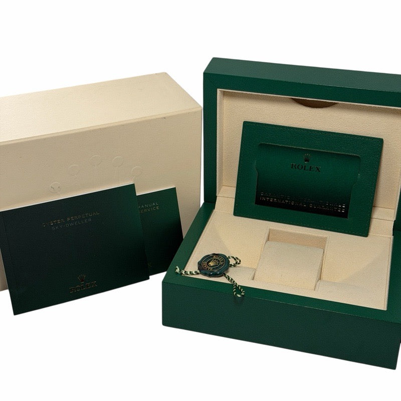 Rolex 336934 Sky-Dweller Warranty 2024 Mint Green Stainless Steel