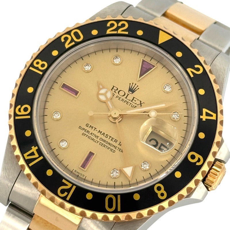 Rolex 16713RG GMT-Master II A-number Champagne Gold Stainless Steel
