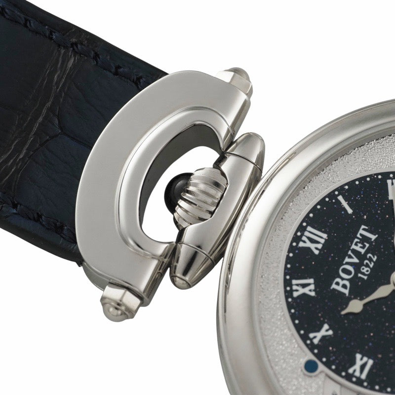 [未使用] Bovet NTS0115 19Thirty 全球限量版 60 枚，砂金石不锈钢
