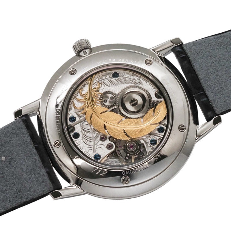 [Limited to 12 pieces] Seiko Credor GBBY979 Gold Feather UTD Silver Platinum