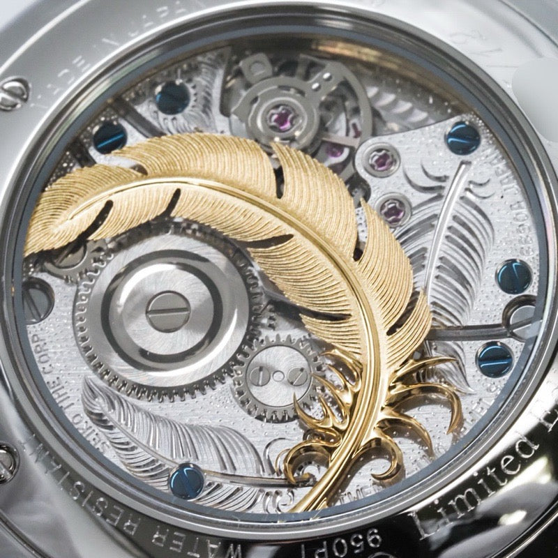 [Limited to 12 pieces] Seiko Credor GBBY979 Gold Feather UTD Silver Platinum