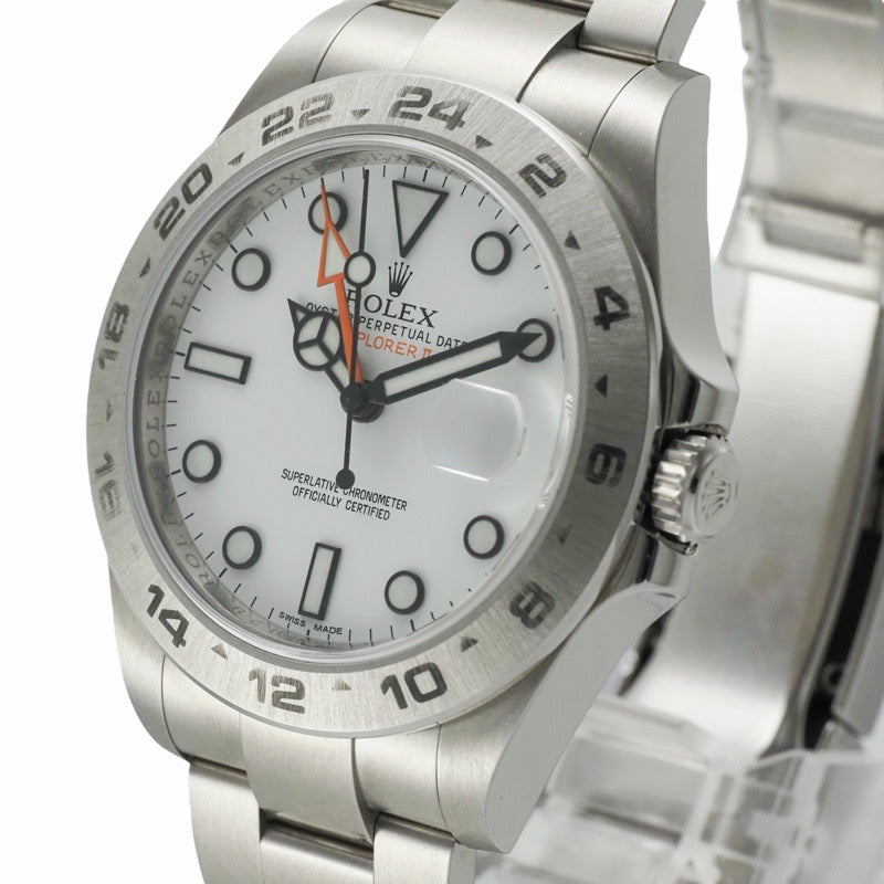 ロレックス 216570 エクスプローラー2 ホワイト ステンレス