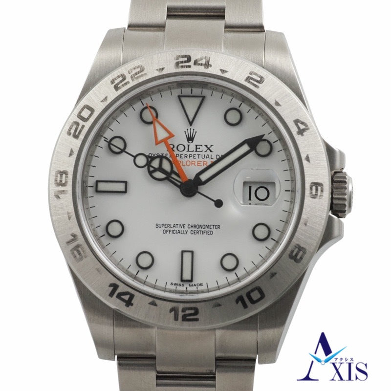 ロレックス 216570 エクスプローラー2 ホワイト ステンレス