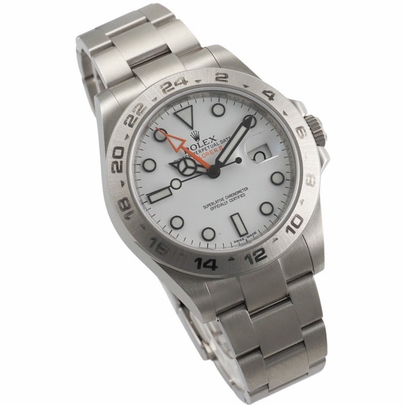 ロレックス 216570 エクスプローラー2 ホワイト ステンレス