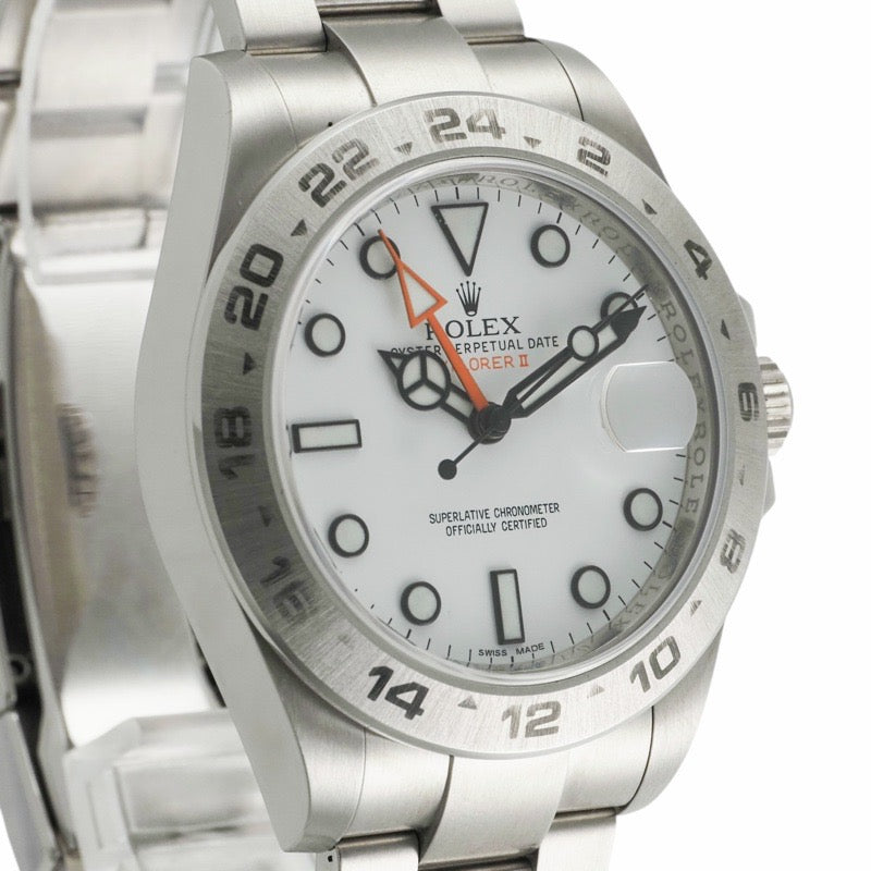 ロレックス 216570 エクスプローラー2 ホワイト ステンレス