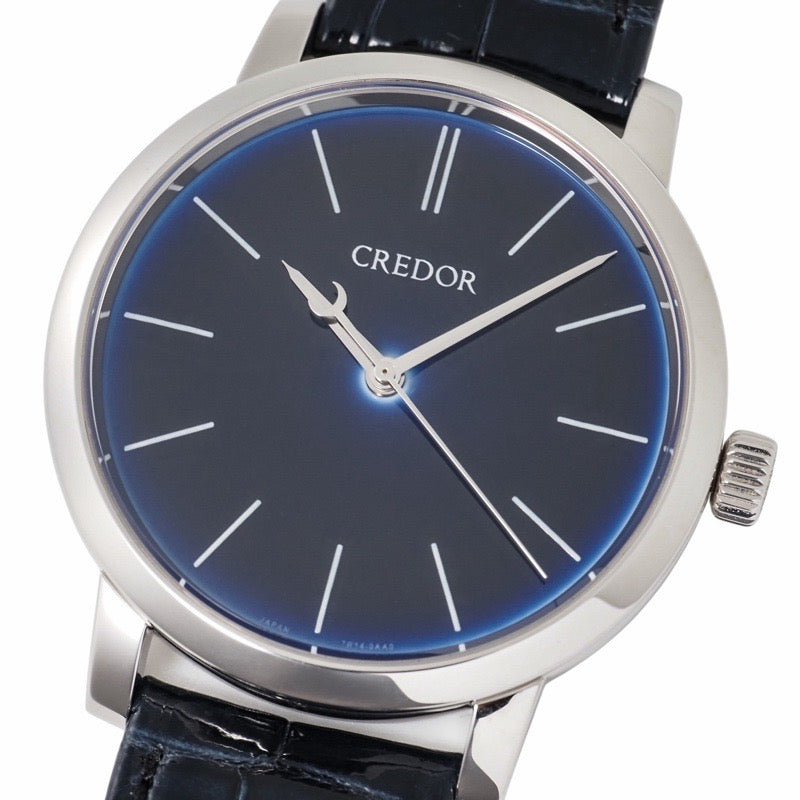 セイコー　クレドール GBLT997 叡智2 (Eichi2) マスターピース セイコー140周年記念モデル ブルー プラチナ