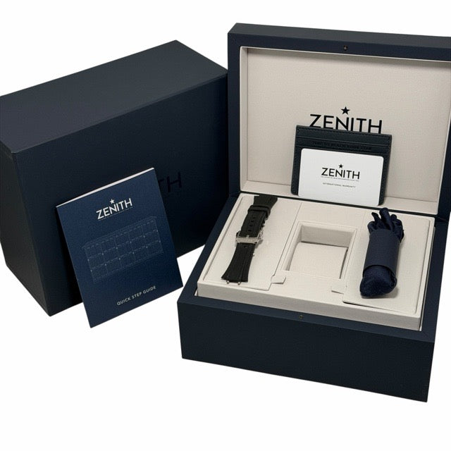 Zenith 03.9300.3620/21.I001 Defy Skyline 黑色不锈钢腕表