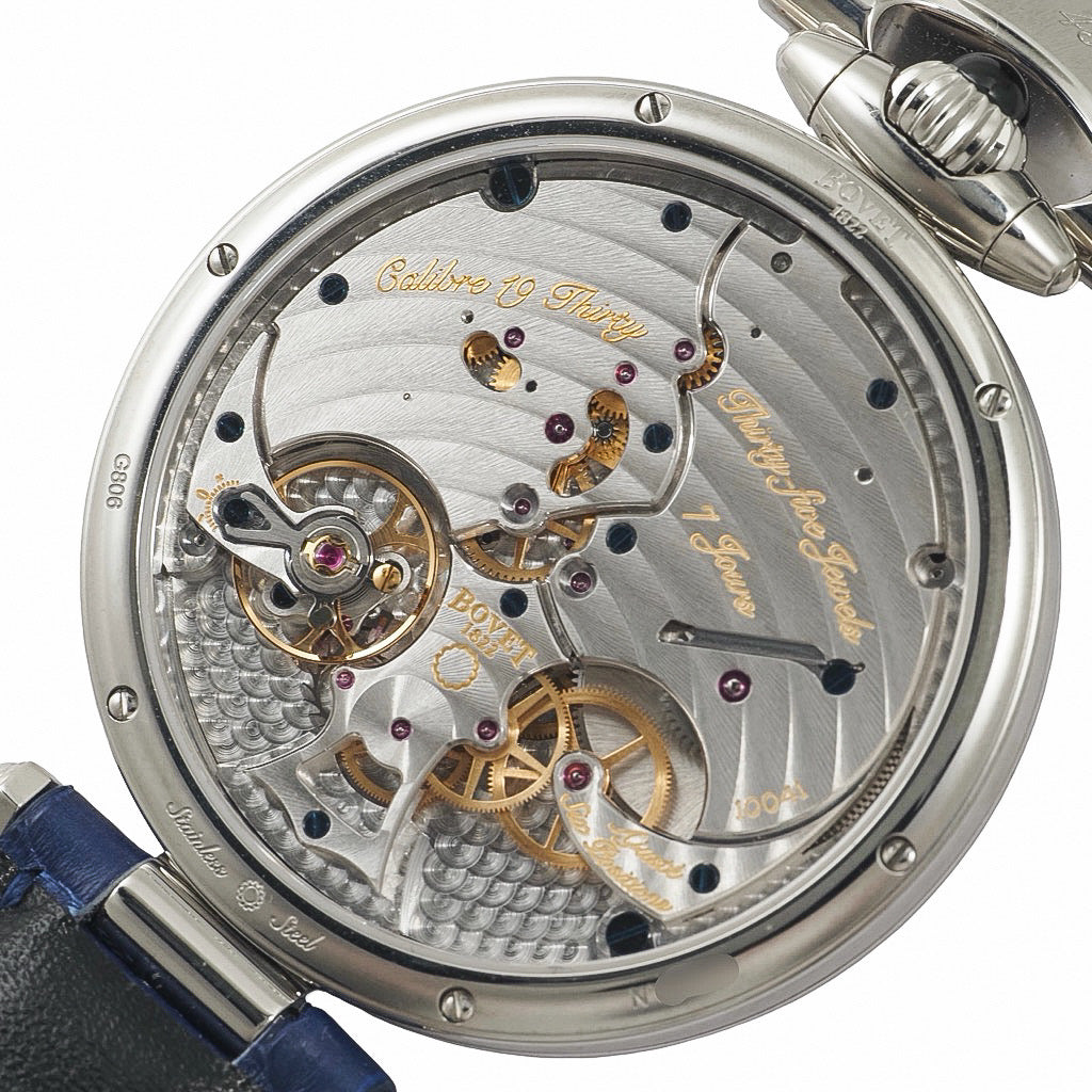 Bovet NTS0058 19Thirty Limited Edition of 60 Pieces Worldwide Blue Stainless Steel