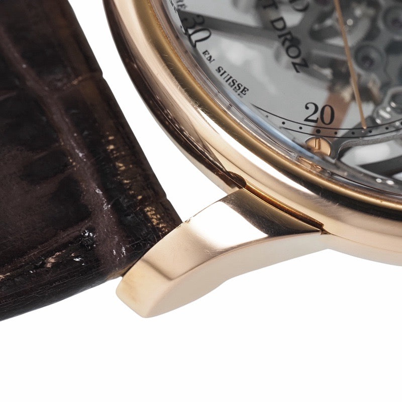 Jaquet Droz J003523240 Grande Seconde Skeleton One Skeleton Red Gold