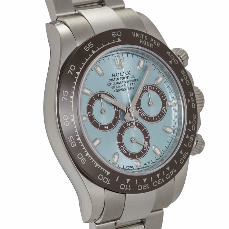 ロレックス 116506 デイトナ　保証書2022年 アイスブルー プラチナ