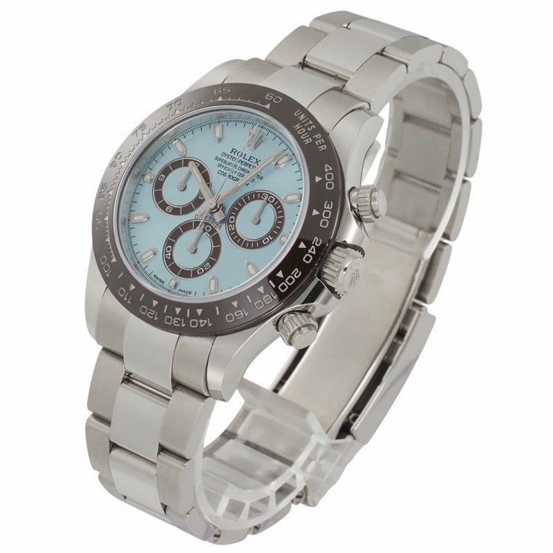 ロレックス 116506 デイトナ　保証書2022年 アイスブルー プラチナ