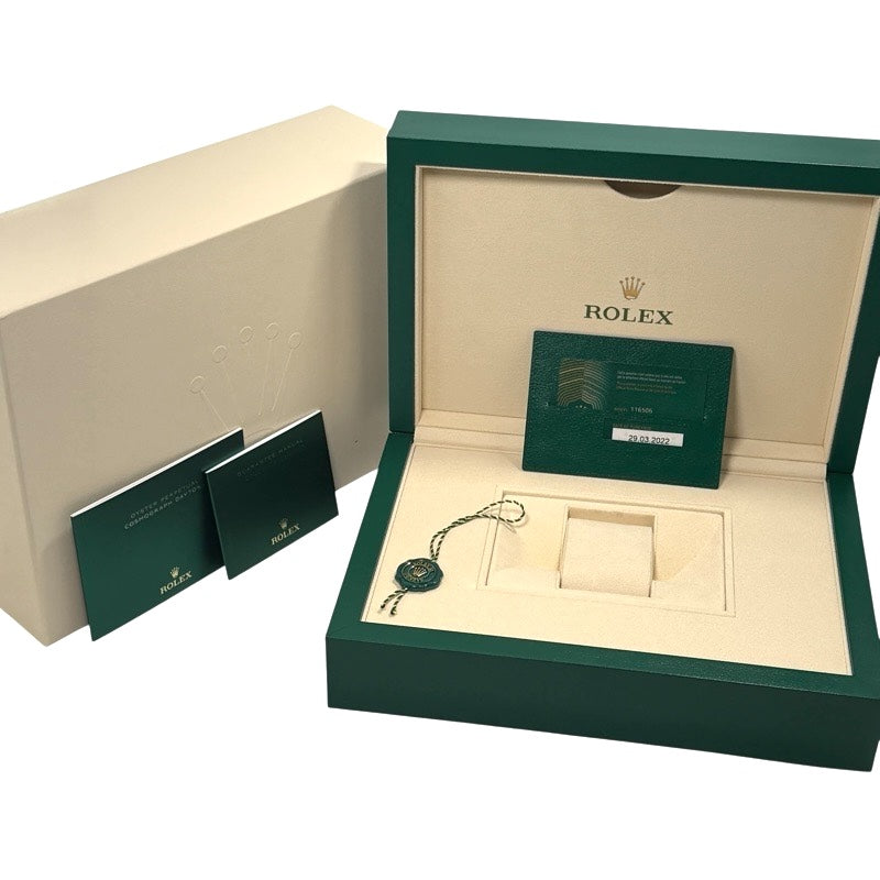 ロレックス 116506 デイトナ　保証書2022年 アイスブルー プラチナ