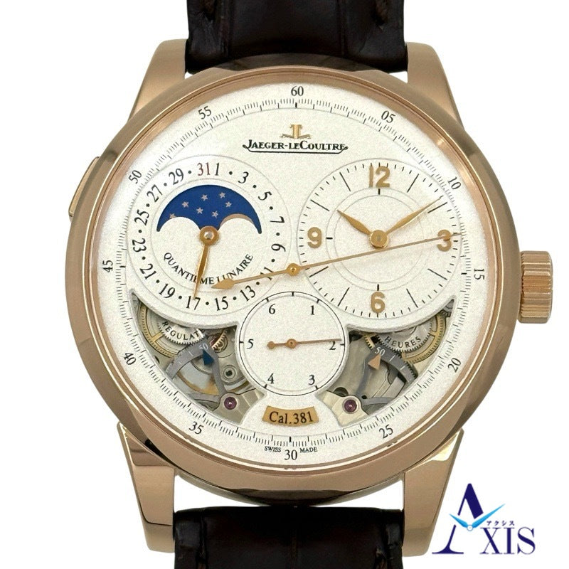 Jaeger-LeCoultre Q6042422 Duomètre Quantième Lunaire Silver and Pink Gold
