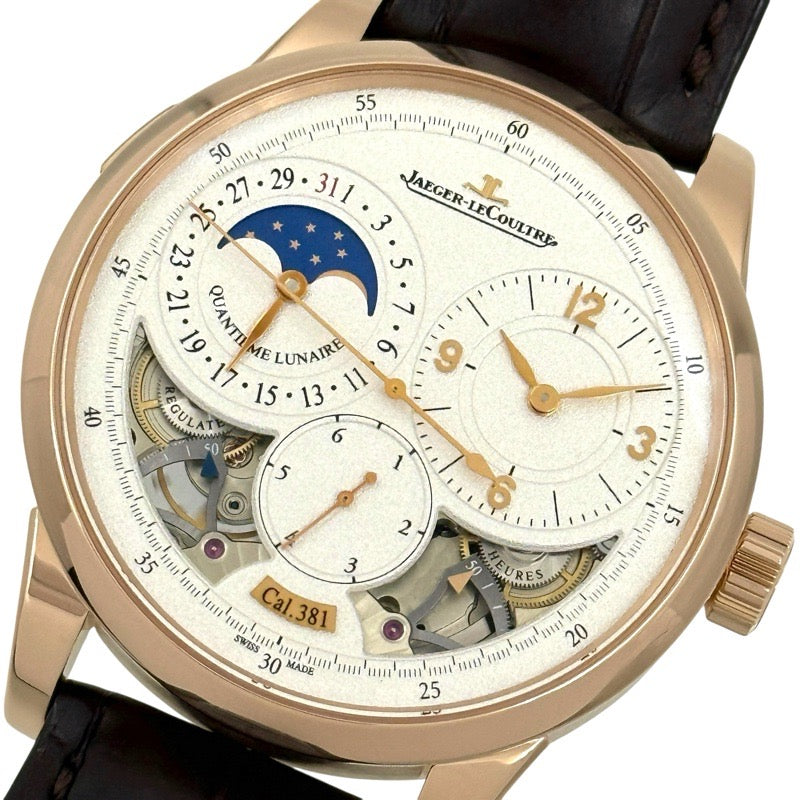 Jaeger-LeCoultre Q6042422 Duomètre Quantième Lunaire Silver and Pink Gold