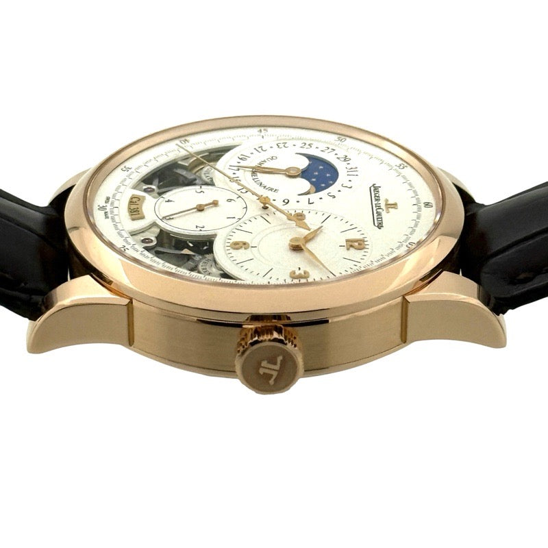 Jaeger-LeCoultre Q6042422 Duomètre Quantième Lunaire Silver and Pink Gold
