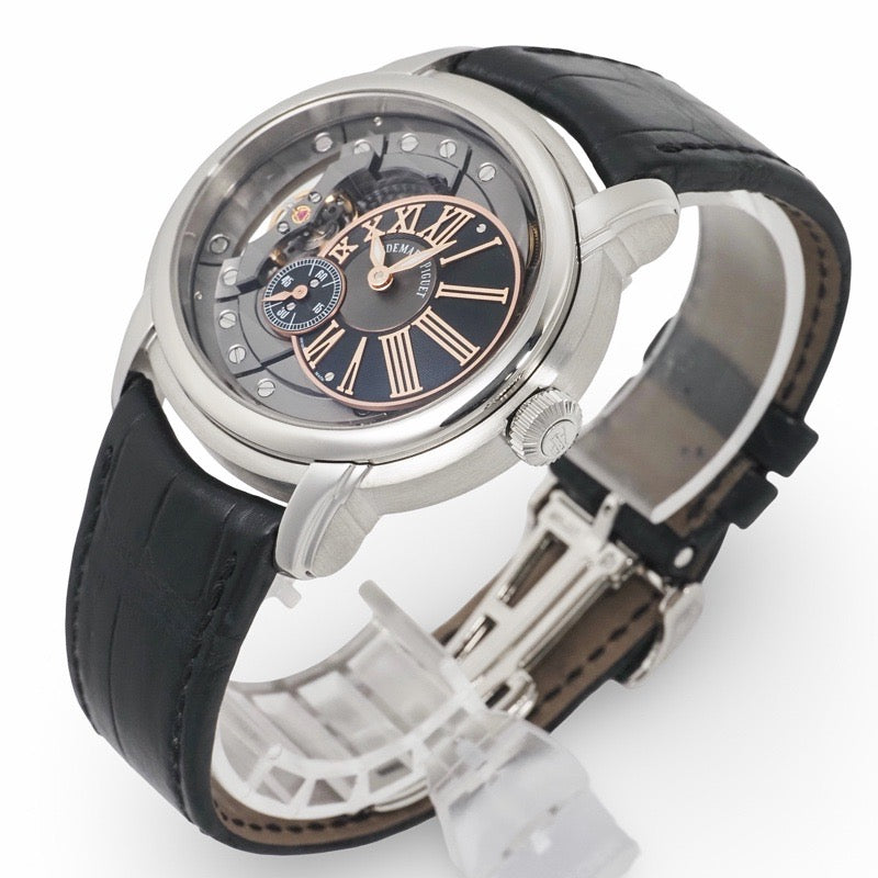 爱彼 (Audemars Piguet) 15350ST.OO.D002CR.01 千禧系列黑色不锈钢腕表