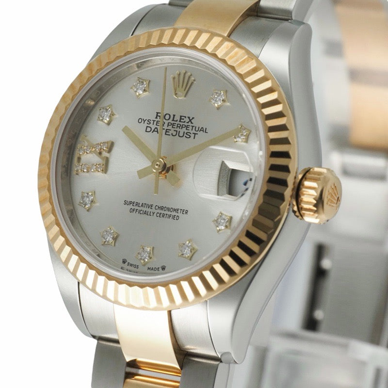 Rolex 279173G Datejust Star Diamond Silver Stainless Steel