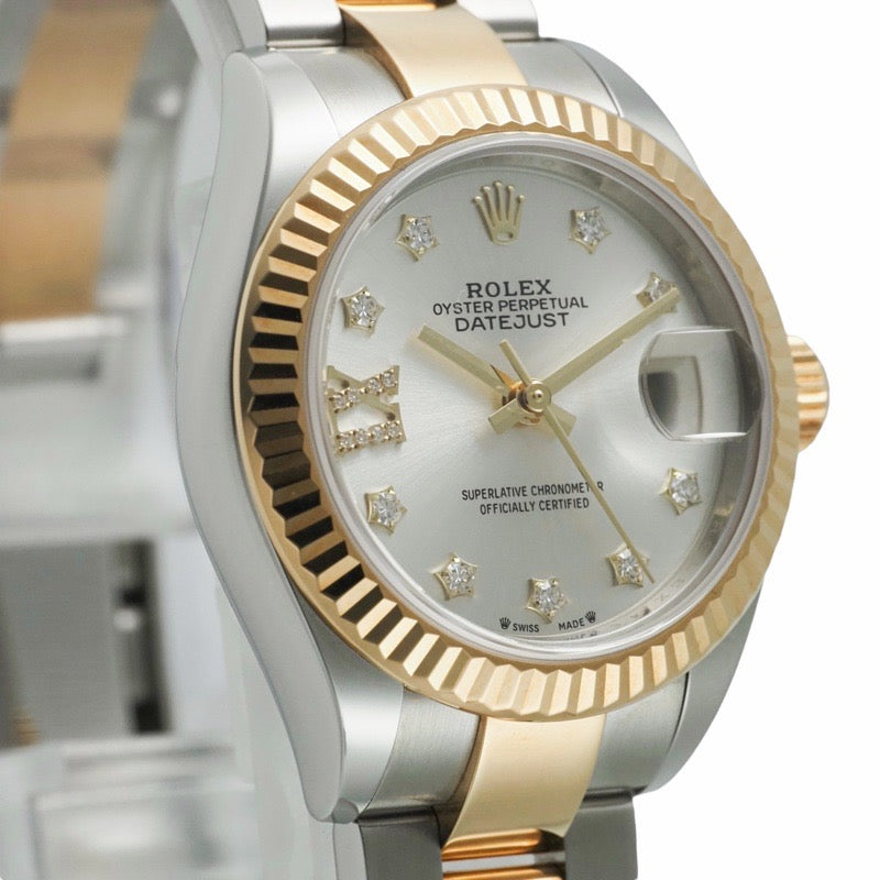 Rolex 279173G Datejust Star Diamond Silver Stainless Steel
