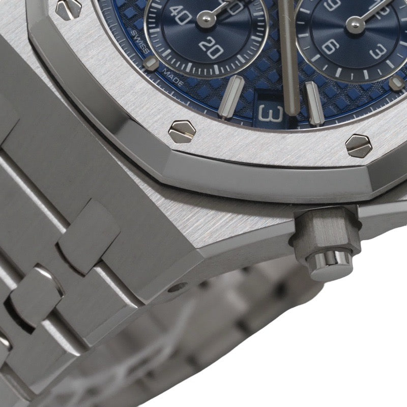 Audemars Piguet 26239BC.OO.1220BC.01 Royal Oak Chronograph, Limited Edition of 222 pieces worldwide, Blue White Gold