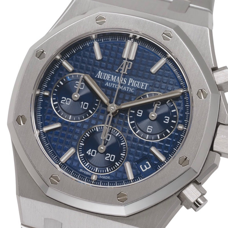 Audemars Piguet 26239BC.OO.1220BC.01 Royal Oak Chronograph, Limited Edition of 222 pieces worldwide, Blue White Gold