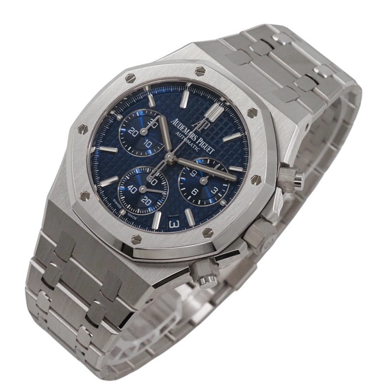 Audemars Piguet 26239BC.OO.1220BC.01 Royal Oak Chronograph, Limited Edition of 222 pieces worldwide, Blue White Gold