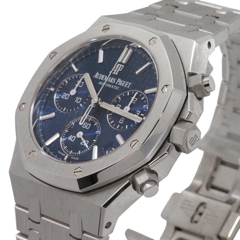 Audemars Piguet 26239BC.OO.1220BC.01 Royal Oak Chronograph, Limited Edition of 222 pieces worldwide, Blue White Gold