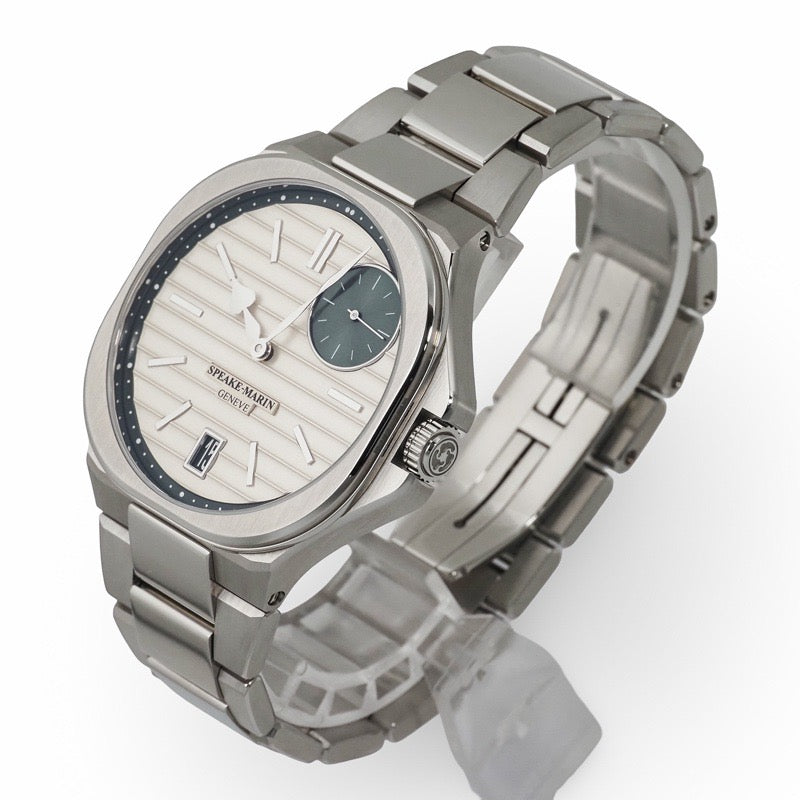 Speake-Marine 604018120 Ripples Dune Date Limited Edition of 60 Desert Sand Stainless Steel