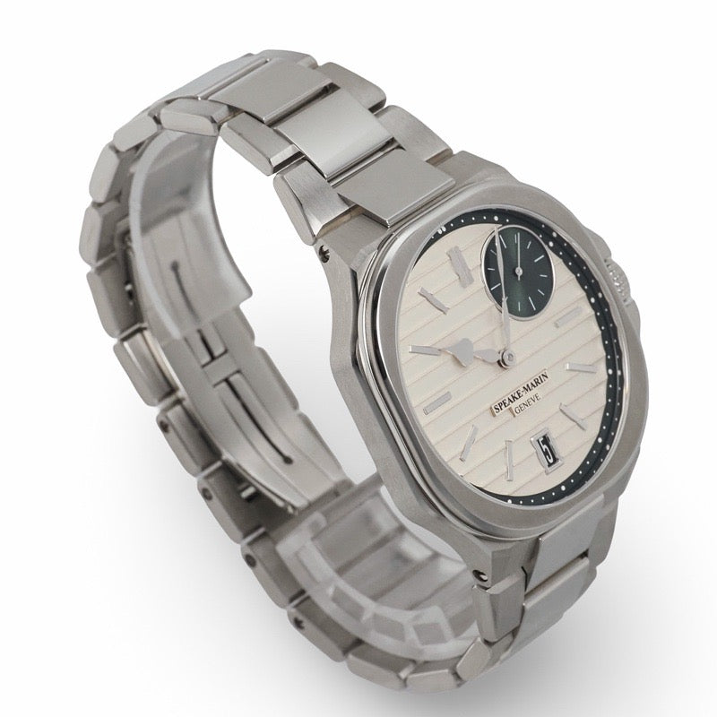 Speake-Marine 604018120 Ripples Dune Date Limited Edition of 60 Desert Sand Stainless Steel