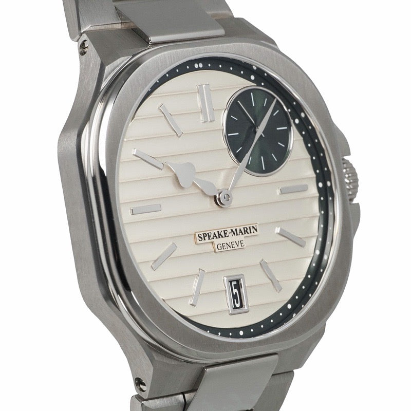 Speake-Marine 604018120 Ripples Dune Date Limited Edition of 60 Desert Sand Stainless Steel