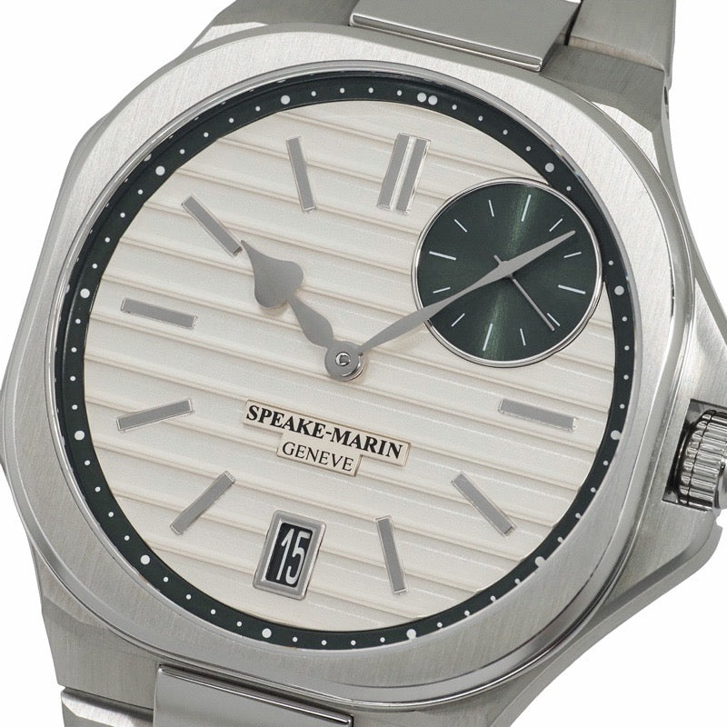 Speake-Marine 604018120 Ripples Dune Date Limited Edition of 60 Desert Sand Stainless Steel