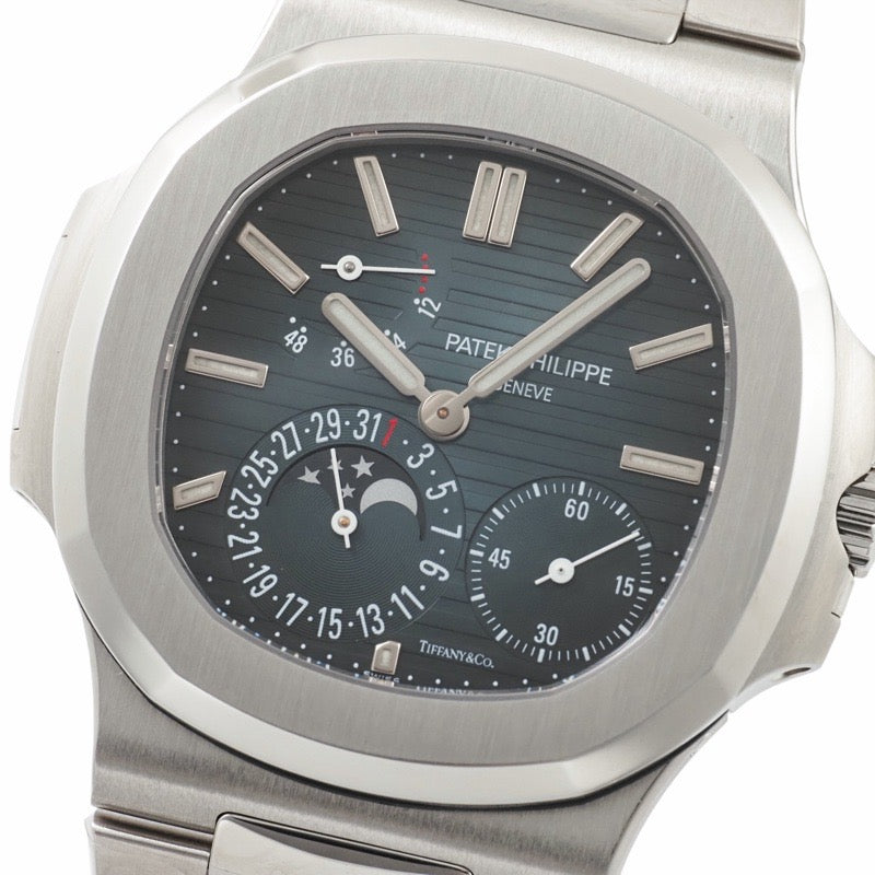 [Tiffany Double Name] Patek Philippe 5712/1A-001 Nautilus Petite Complication Blue Stainless Steel